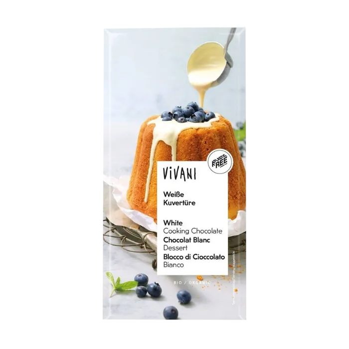 Vivani Čokoládá bílá na vaření 150g BIO